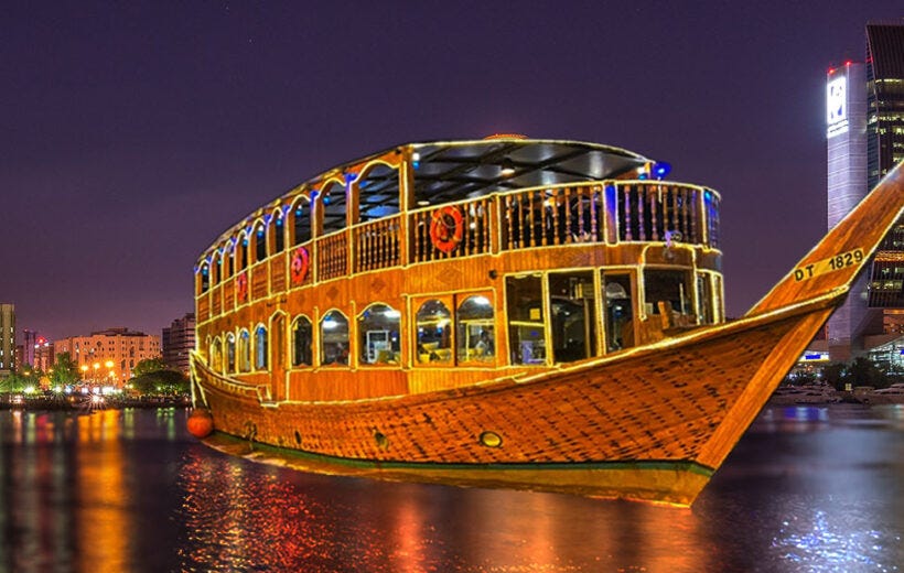 dhow cruise diner review dubai